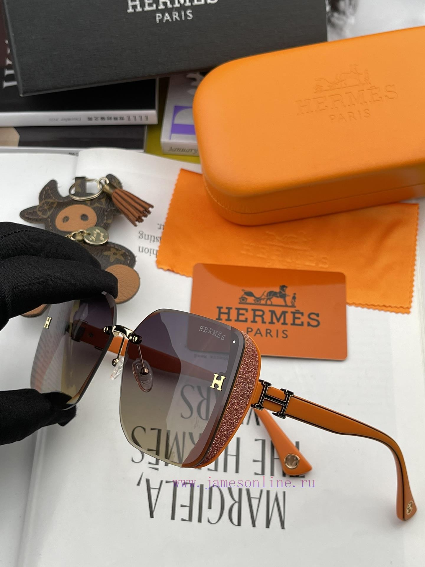 TR Polarized Series Sunglasses HERMES Original Shipment Internet Celebrity Super Explosive Cszfm8nof - Image 7