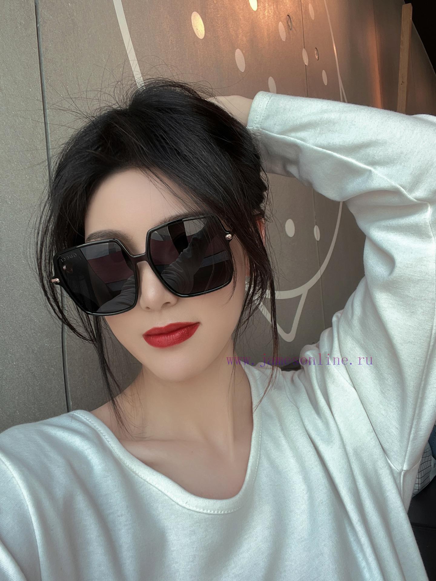 GUCCI 2024 Spring New Sunglasses: Various internet celebrities have brought a full circle ofdhk5uw15