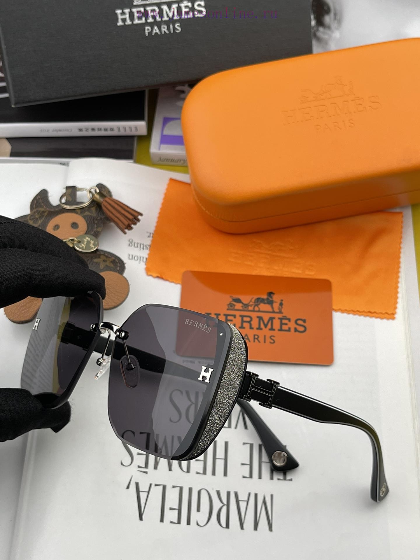 TR Polarized Series Sunglasses HERMES Original Shipment Internet Celebrity Super Explosive Cszfm8nof - Image 8