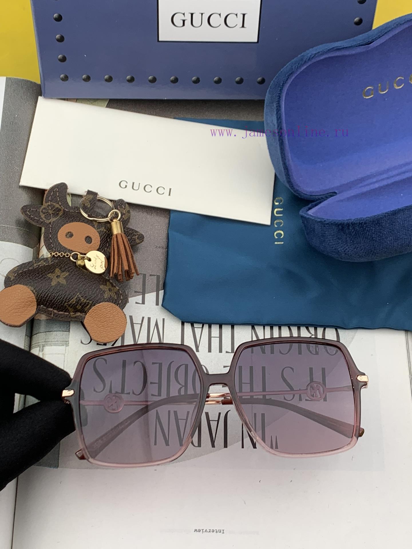 GUCCI 2024 Spring New Sunglasses: Various internet celebrities have brought a full circle ofdhk5uw15 - Image 4