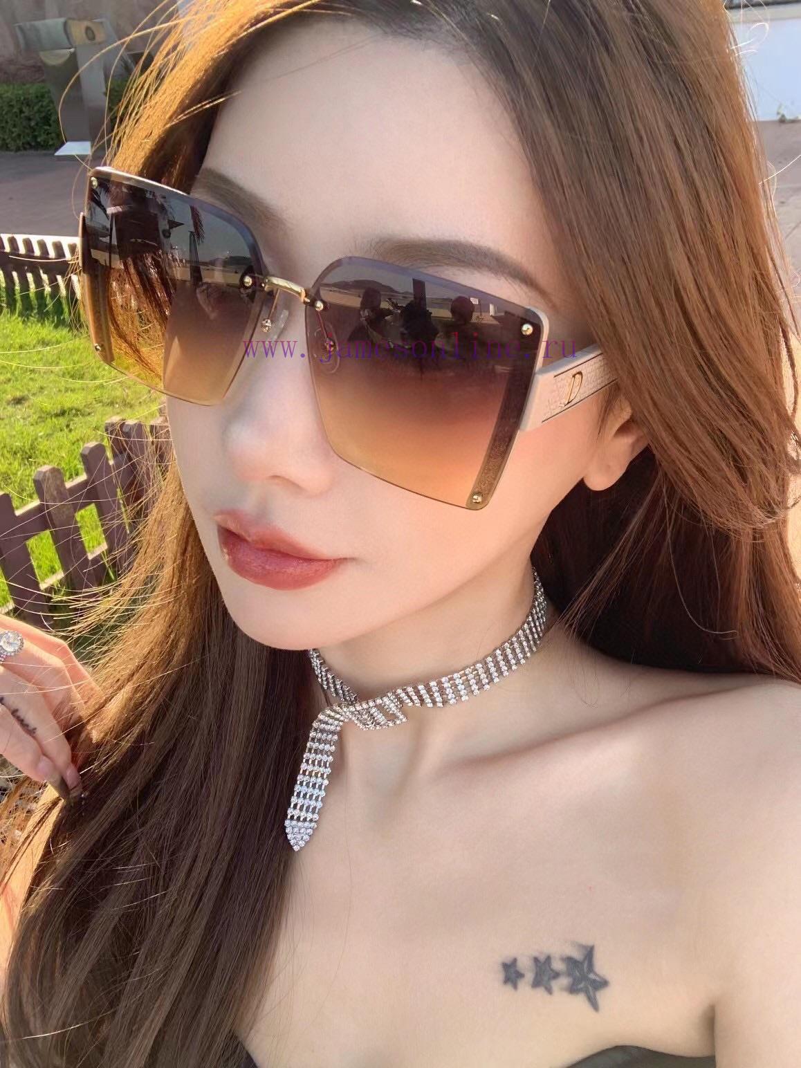DIOR Dior 2024 Spring New Trendy Popular Fashion Box Polarized Sunglasses High Quality Comfoztyvdcpm - Image 2