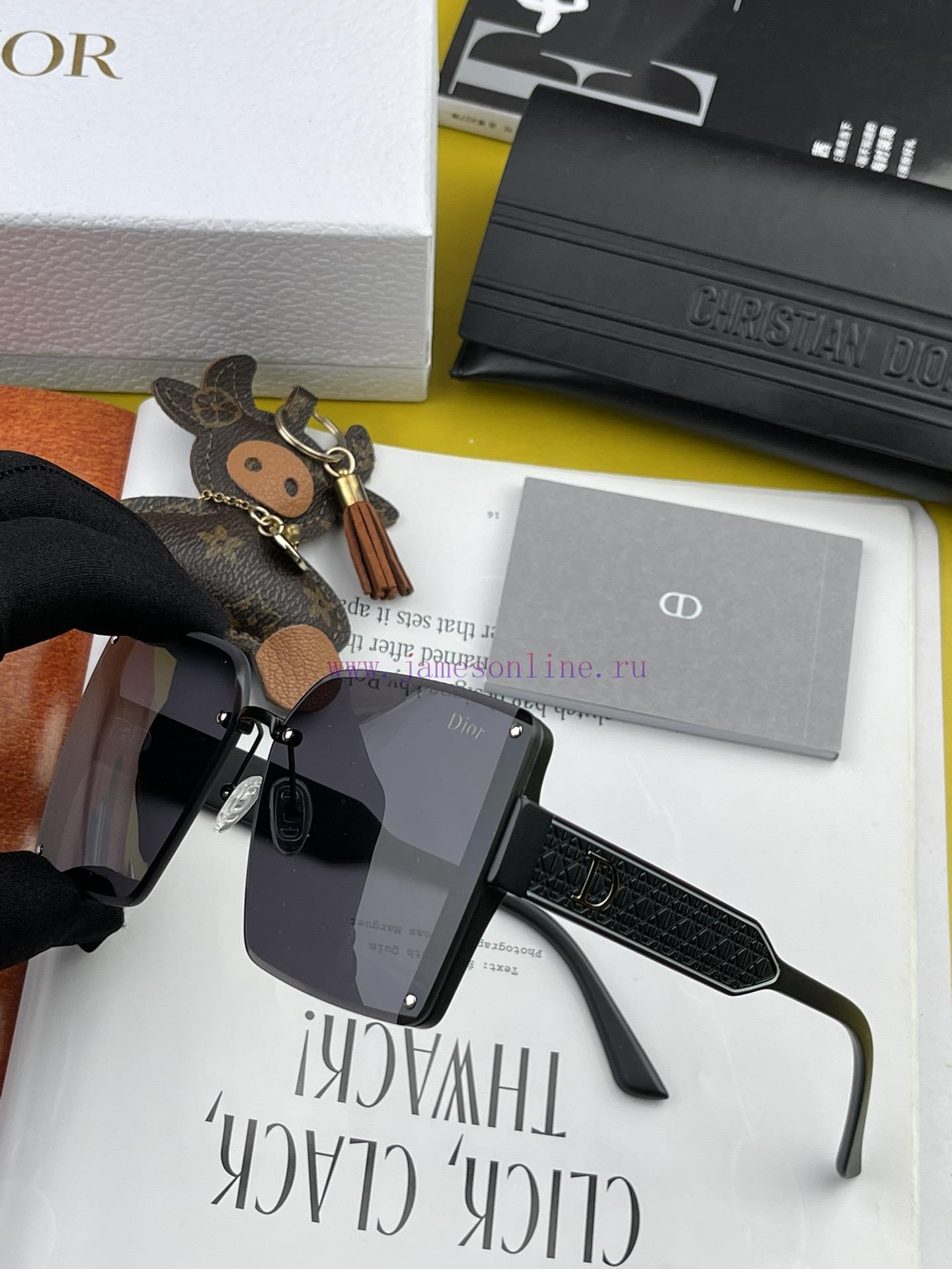 DIOR Dior 2024 Spring New Trendy Popular Fashion Box Polarized Sunglasses High Quality Comfoztyvdcpm - Image 9