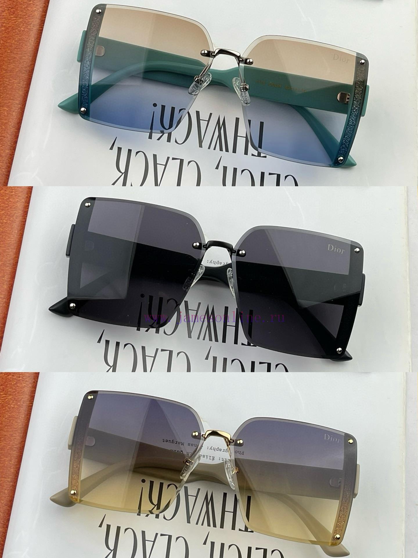 DIOR Dior 2024 Spring New Trendy Popular Fashion Box Polarized Sunglasses High Quality Comfoztyvdcpm - Image 11