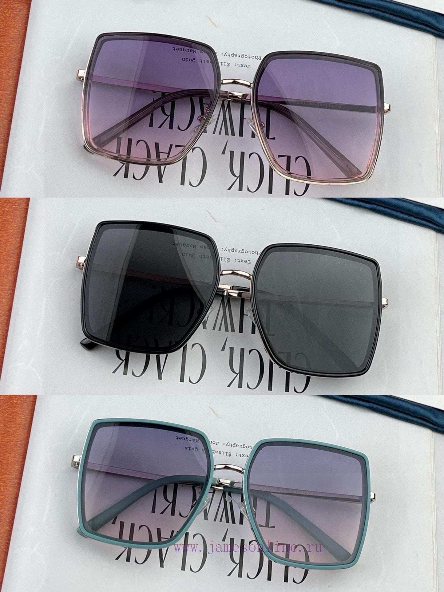 GUCCI Nylon Polarized Sunglasses 2024 Spring New Trendy Popular Fashion Box Polarized Sungla9itz6xus - Image 10