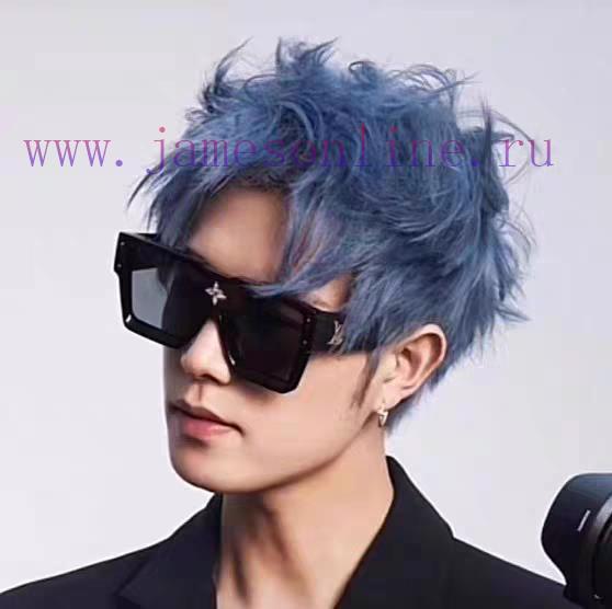 LV Louis Vuitton European and American large frame one-piece sunglasses, Wang Hedi's same stye5mix2x - Image 2