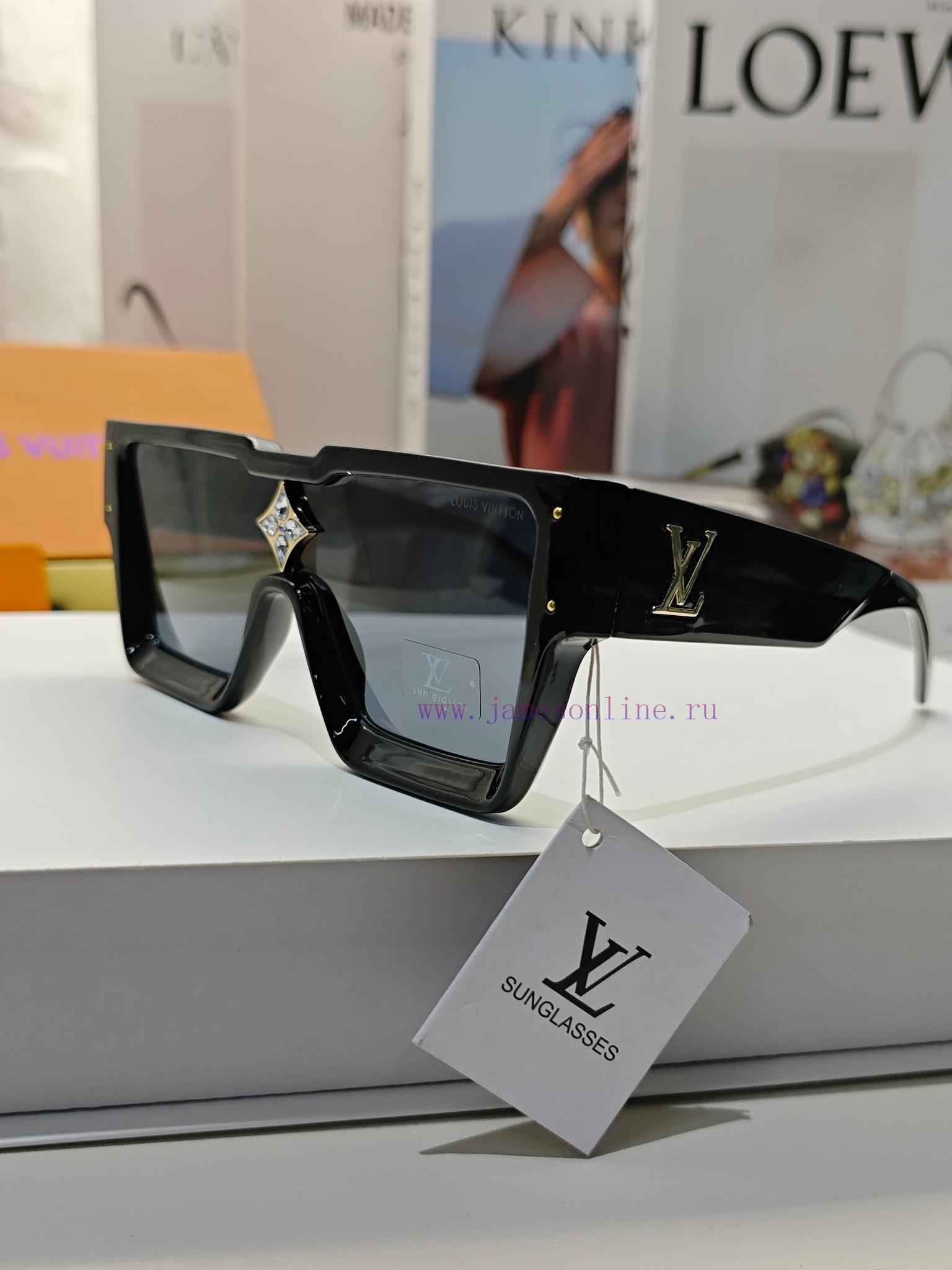 LV Louis Vuitton European and American large frame one-piece sunglasses, Wang Hedi's same stye5mix2x - Image 4