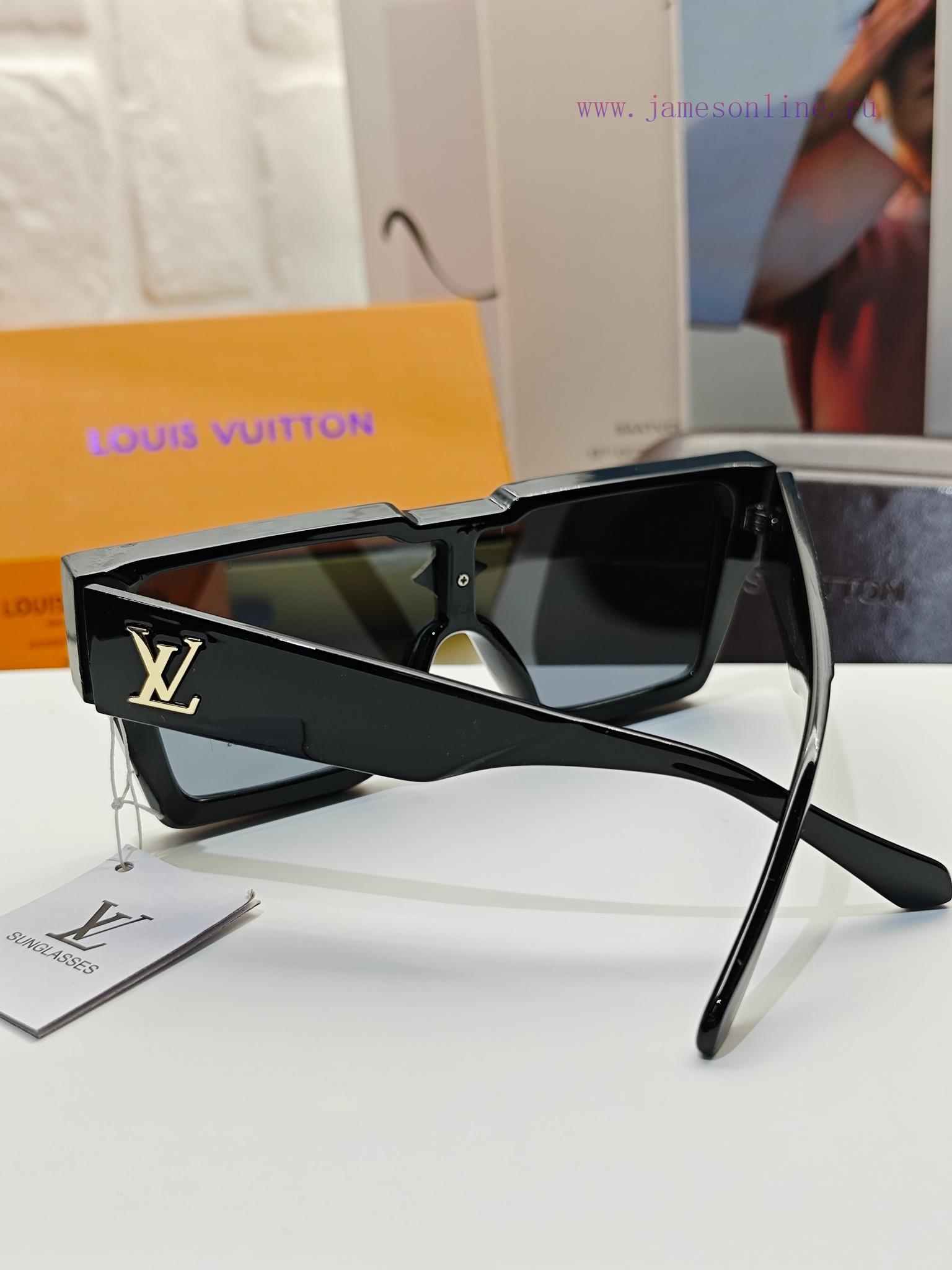 LV Louis Vuitton European and American large frame one-piece sunglasses, Wang Hedi's same stye5mix2x - Image 7