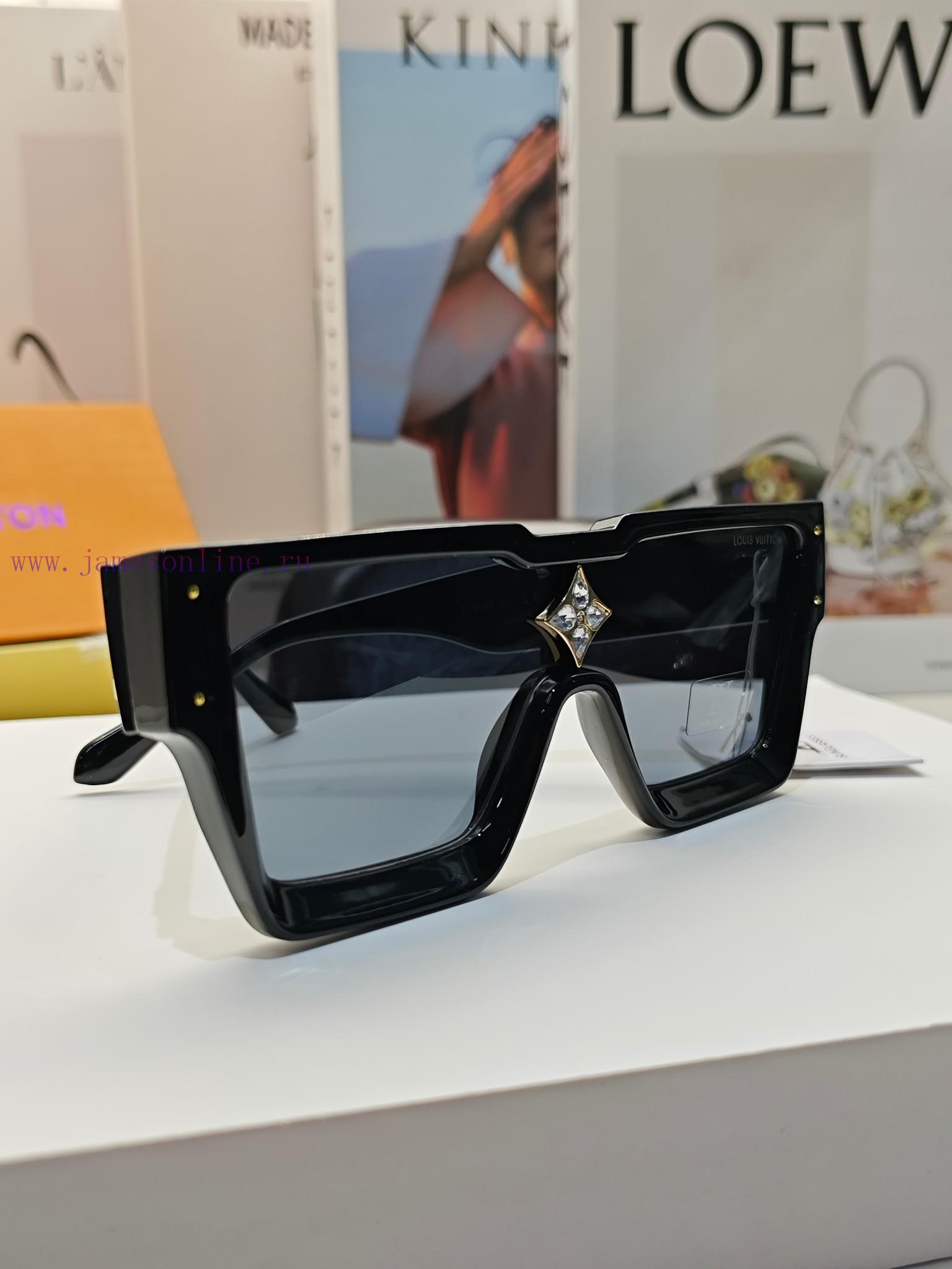 LV Louis Vuitton European and American large frame one-piece sunglasses, Wang Hedi's same stye5mix2x - Image 8