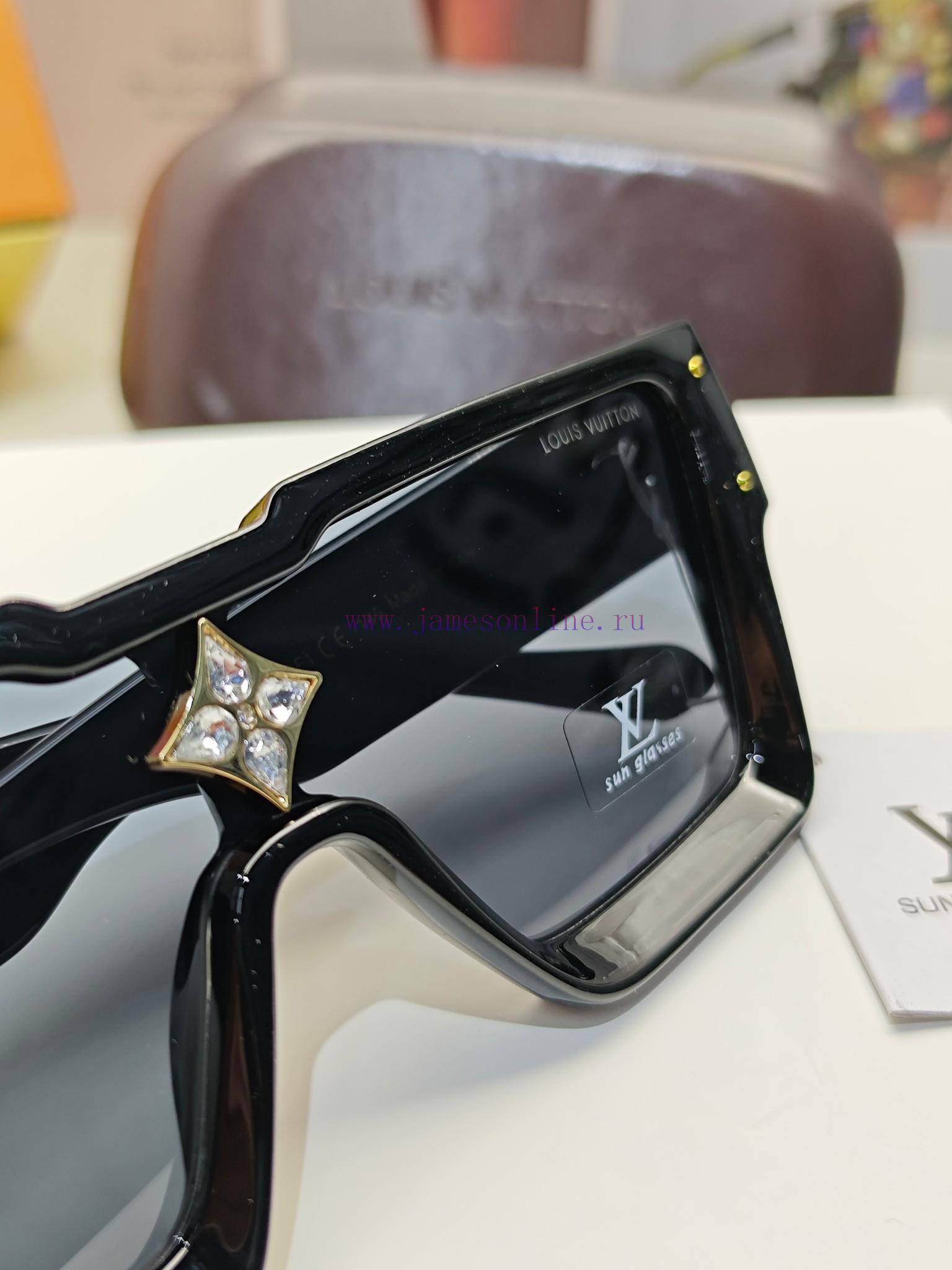 LV Louis Vuitton European and American large frame one-piece sunglasses, Wang Hedi's same stye5mix2x - Image 10