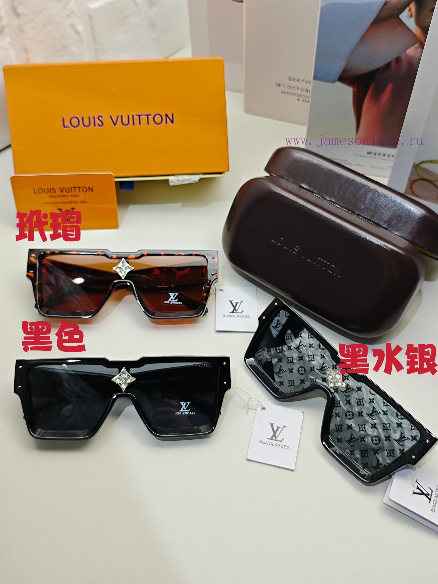 LV Louis Vuitton European and American large frame one-piece sunglasses, Wang Hedi's same stye5mix2x - Image 14