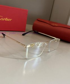 Cartier's precious sunglasses are made of metal material, PC frame, and have ten frameless l7b5fom9r