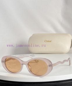 In stock new CHLOE Kouyi sunglasses for women retro oval UV resistant trendy street photogra0rliezgd