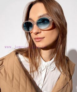 Spot CHLOE Women's Retro Oval UV resistant Trendy Street Photography Chloe Sunglasses CH00883bvc7jkt