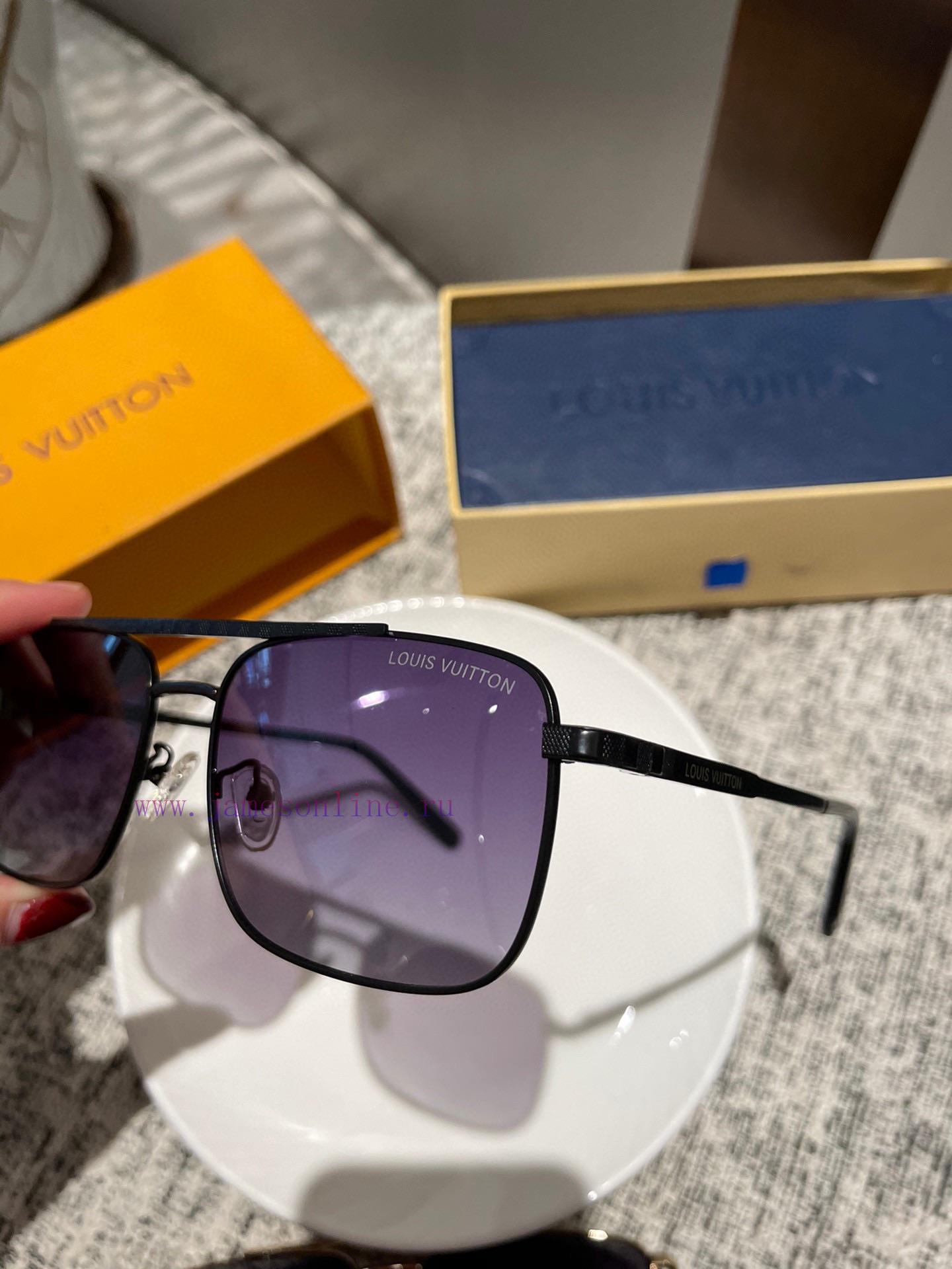 High quality LV men's polarized sunglasses with high-definition nylon lenses and ultra lighteae72i6w - Image 6