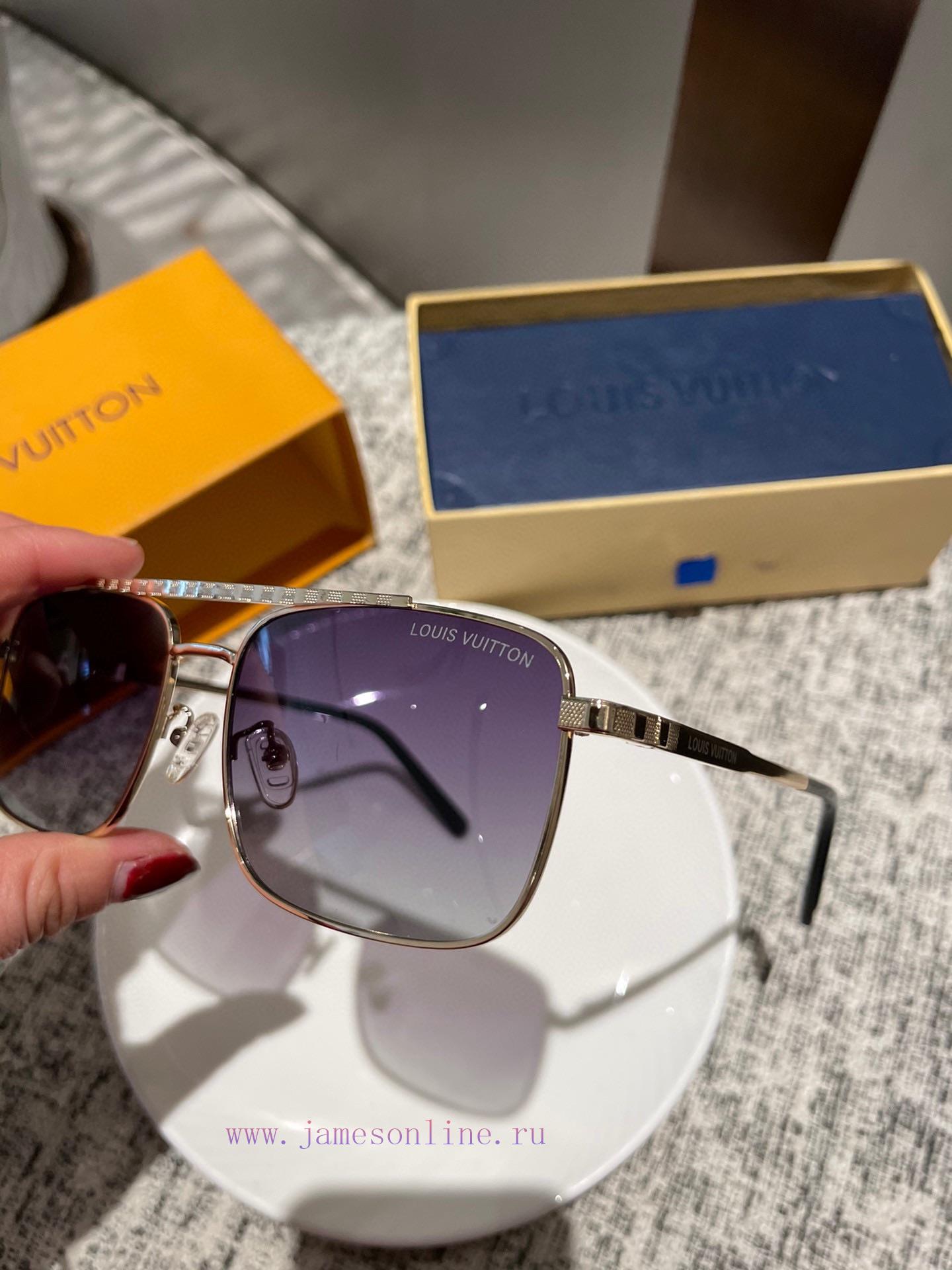High quality LV men's polarized sunglasses with high-definition nylon lenses and ultra lighteae72i6w - Image 7