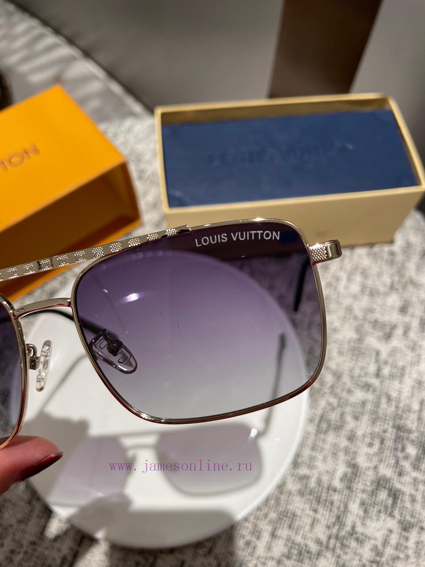 High quality LV men's polarized sunglasses with high-definition nylon lenses and ultra lighteae72i6w - Image 8