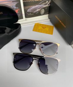 Armani Men's Polarized Sunglasses Made of High Definition Polaroid Polarized Lenses Metal Albwtnymwc