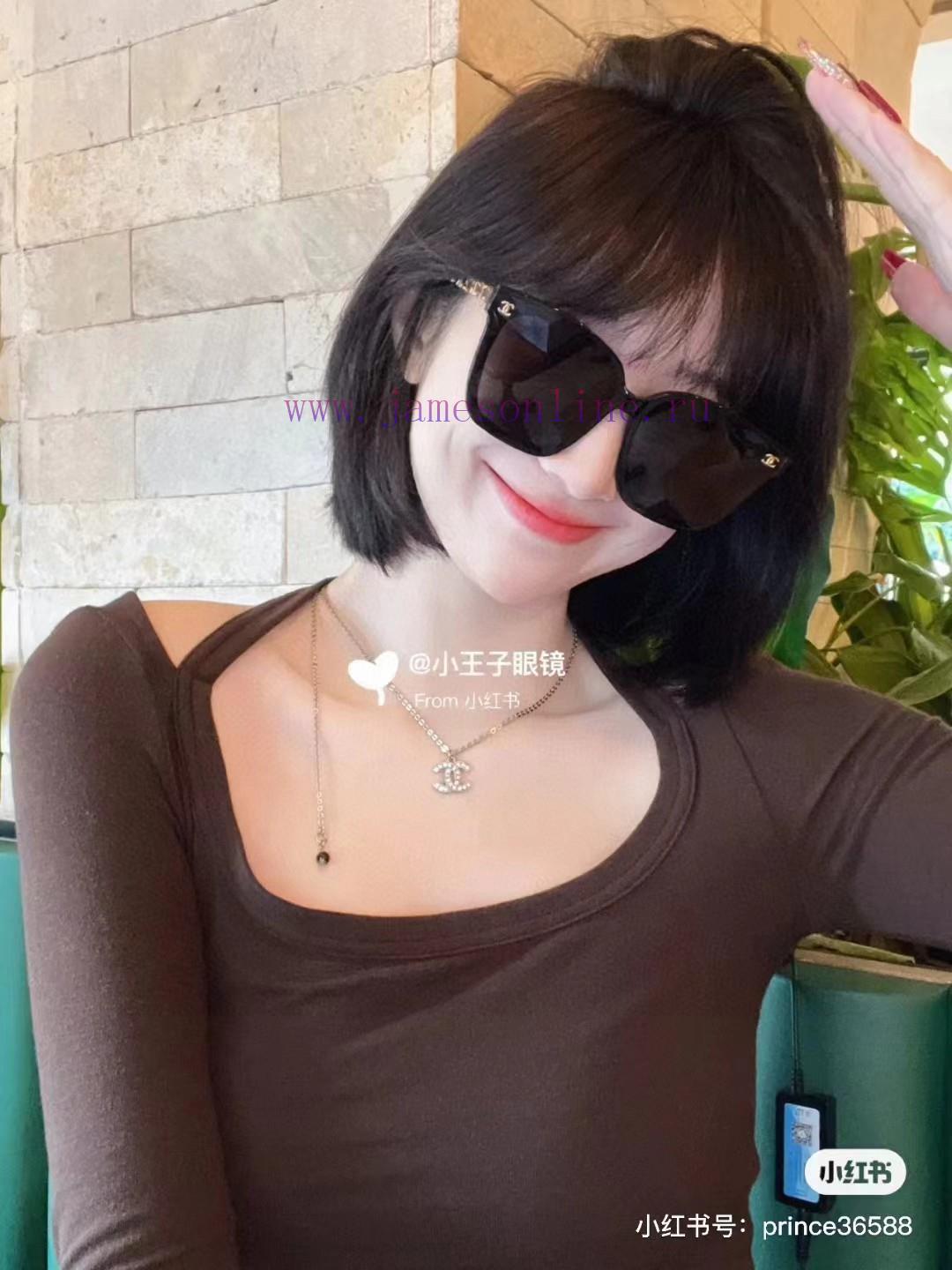 CHANEL 2024 New Trendy Popular Fashion Box Sunglasses Comfortable to Wear, Internet Celebrityekj38oz