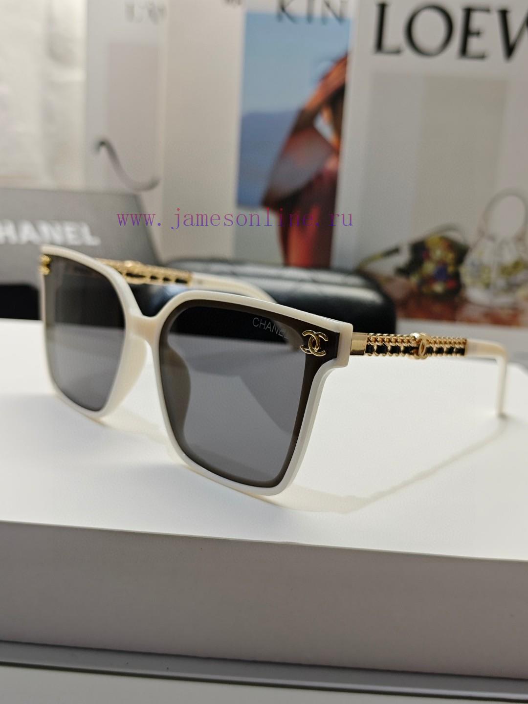 CHANEL 2024 New Trendy Popular Fashion Box Sunglasses Comfortable to Wear, Internet Celebrityekj38oz - Image 5