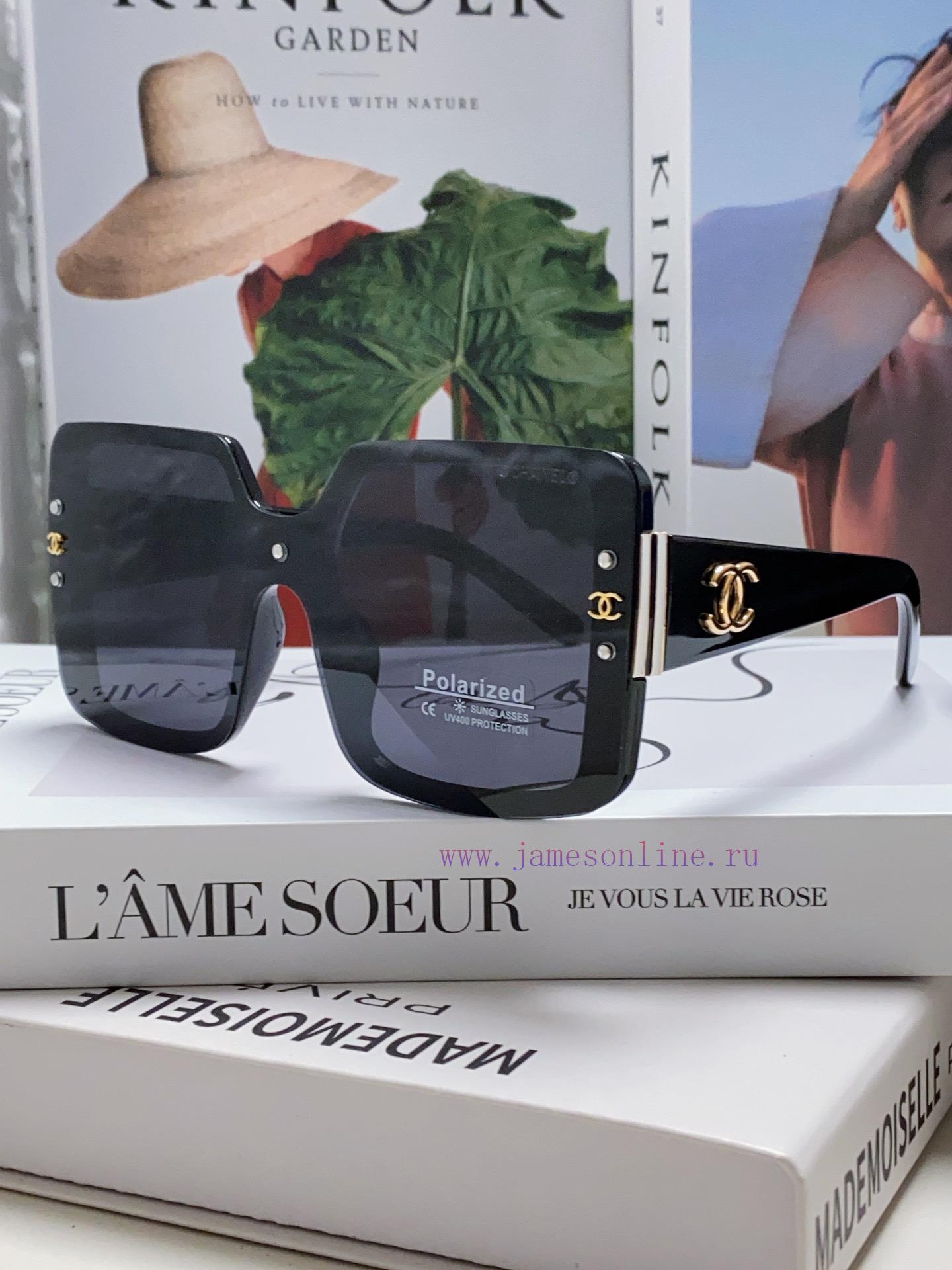 Chanel 2024 New Product Fashionable Women's High end Sunglasses Polarized Sunglasses Large Fv9n9672g - Image 2