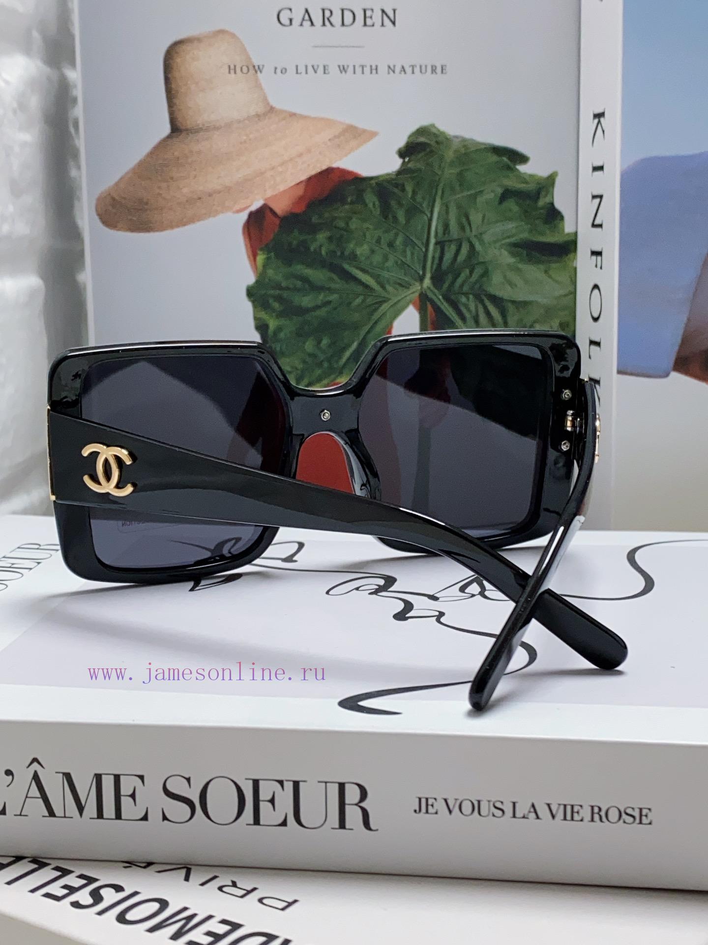 Chanel 2024 New Product Fashionable Women's High end Sunglasses Polarized Sunglasses Large Fv9n9672g - Image 4