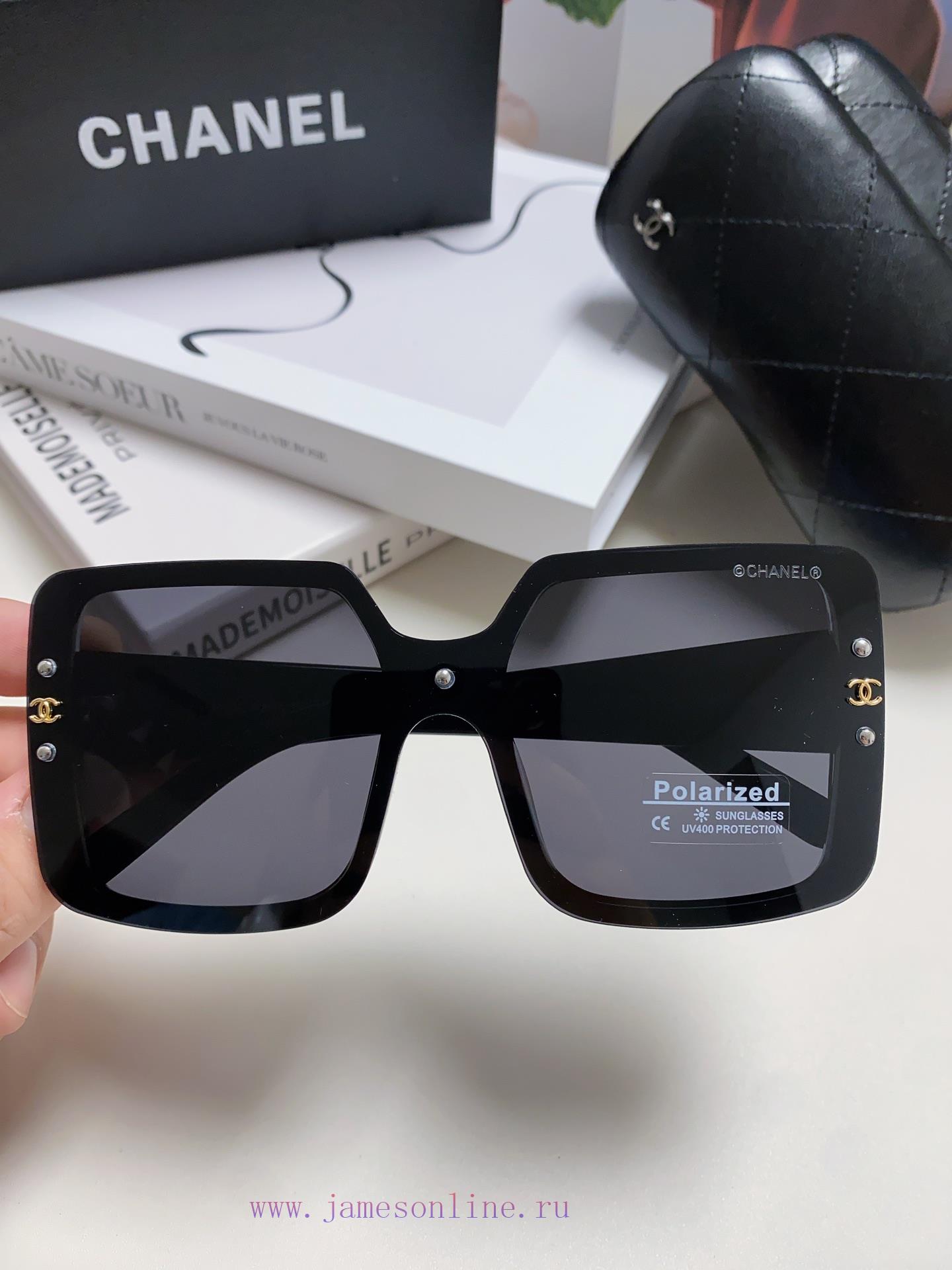 Chanel 2024 New Product Fashionable Women's High end Sunglasses Polarized Sunglasses Large Fv9n9672g - Image 5
