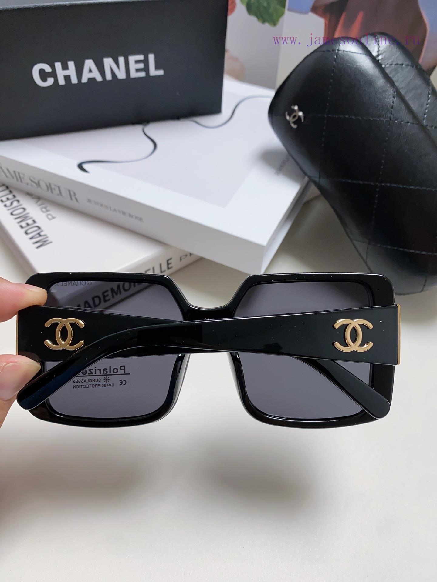 Chanel 2024 New Product Fashionable Women's High end Sunglasses Polarized Sunglasses Large Fv9n9672g - Image 6