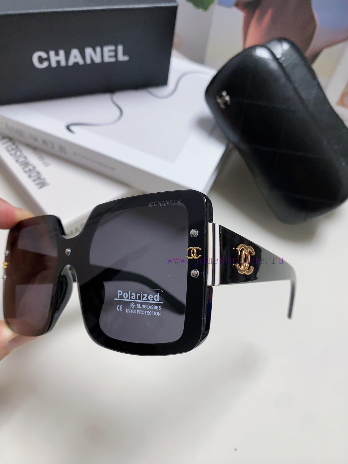Chanel 2024 New Product Fashionable Women's High end Sunglasses Polarized Sunglasses Large Fv9n9672g - Image 7