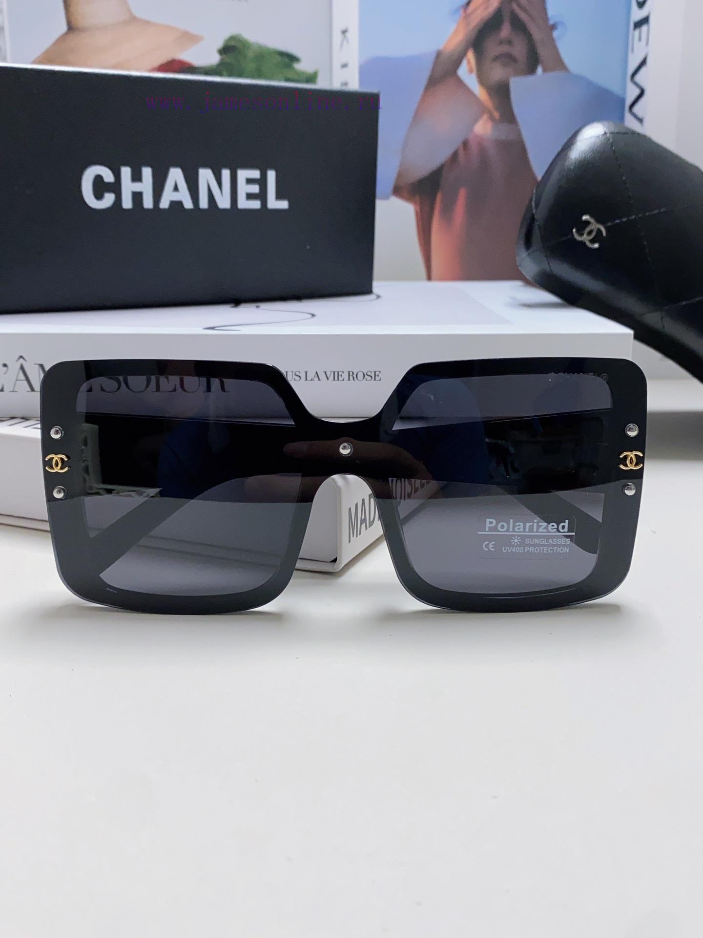 Chanel 2024 New Product Fashionable Women's High end Sunglasses Polarized Sunglasses Large Fv9n9672g - Image 8