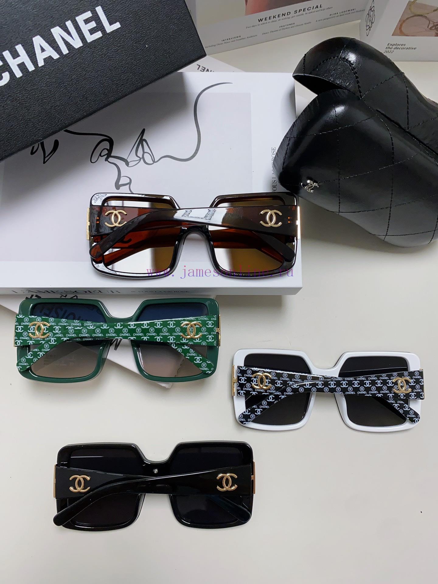 Chanel 2024 New Product Fashionable Women's High end Sunglasses Polarized Sunglasses Large Fv9n9672g - Image 10