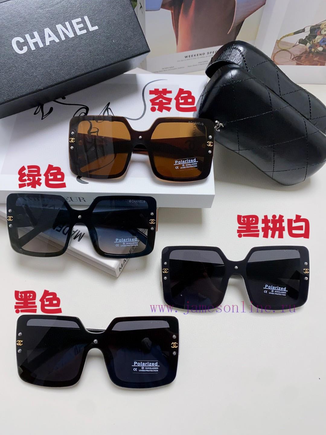 Chanel 2024 New Product Fashionable Women's High end Sunglasses Polarized Sunglasses Large Fv9n9672g - Image 11