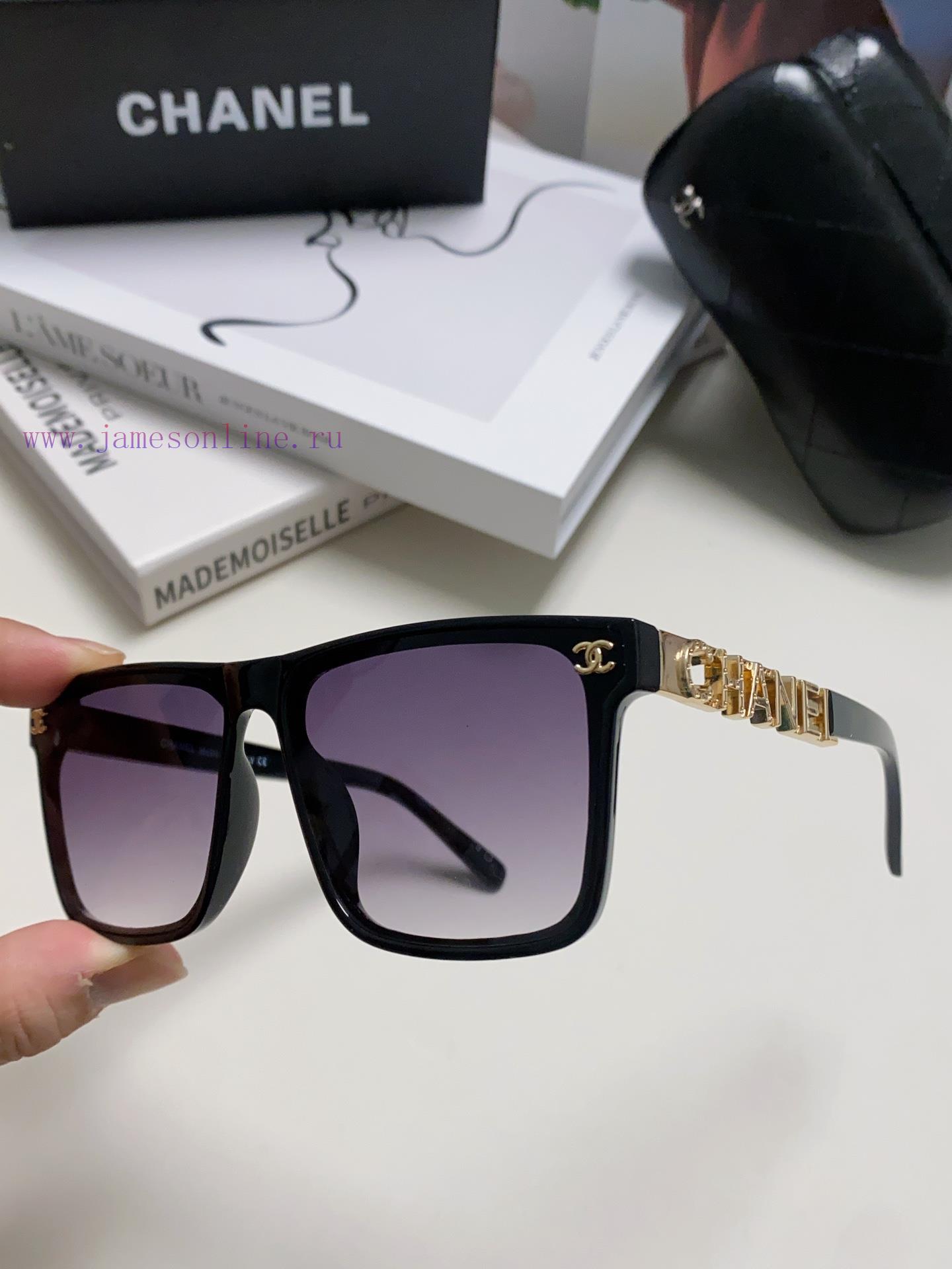 CHANEL 2024 New Trendy Popular Fashion Box Sunglasses Comfortable to Wear Internet Celebritywypeh5dr - Image 7