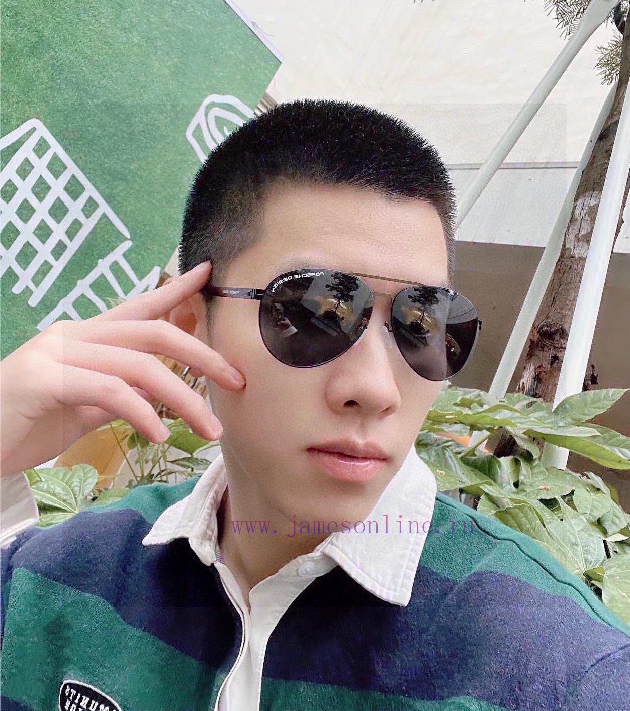 Porsche high-quality men's polarized sunglasses are made of high-definition nylon lenses wit4a1zmt4d - Image 3