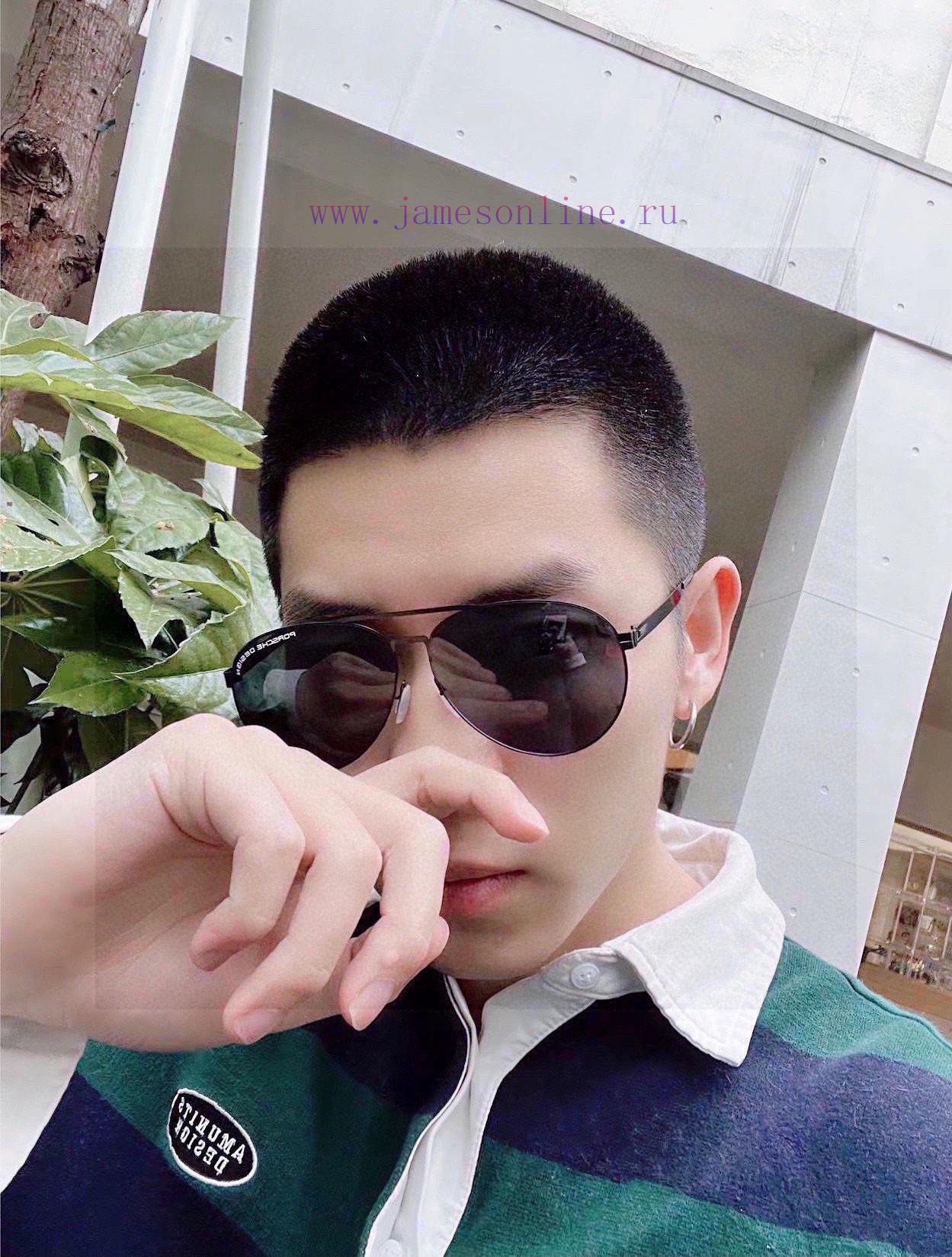 Porsche high-quality men's polarized sunglasses are made of high-definition nylon lenses wit4a1zmt4d - Image 4