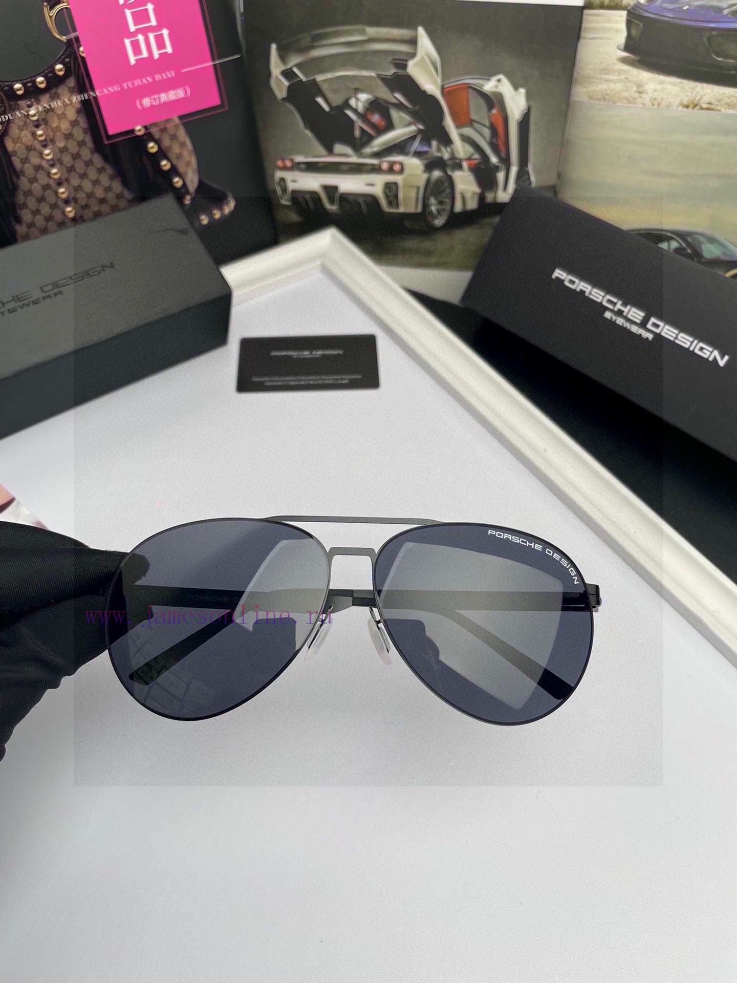 Porsche high-quality men's polarized sunglasses are made of high-definition nylon lenses wit4a1zmt4d - Image 6