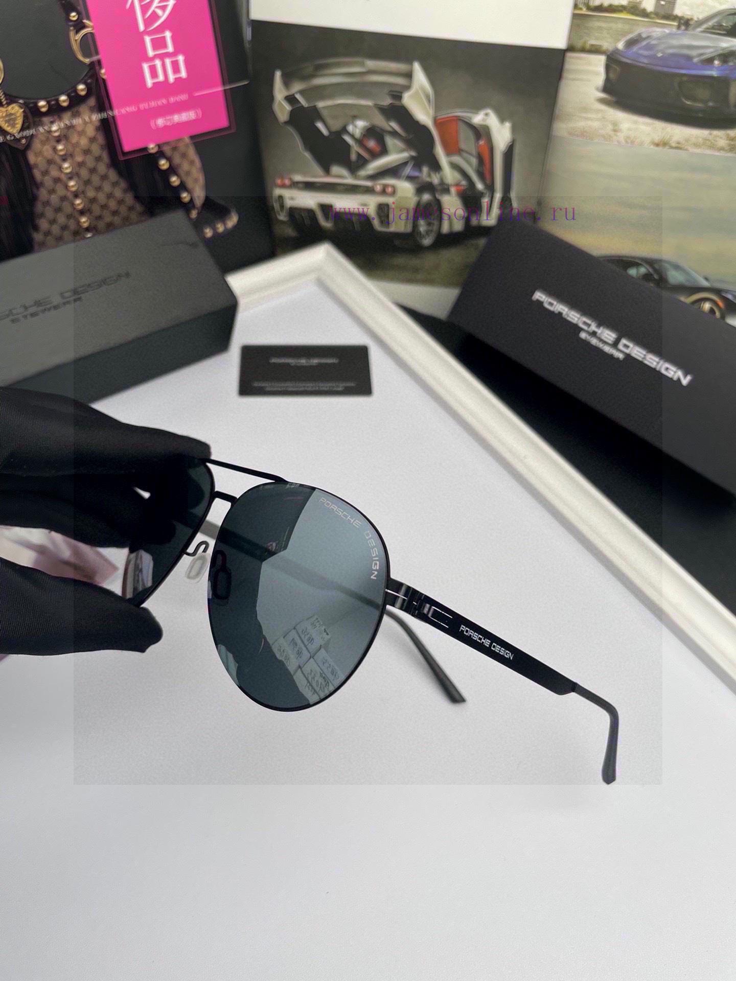 Porsche high-quality men's polarized sunglasses are made of high-definition nylon lenses wit4a1zmt4d - Image 9
