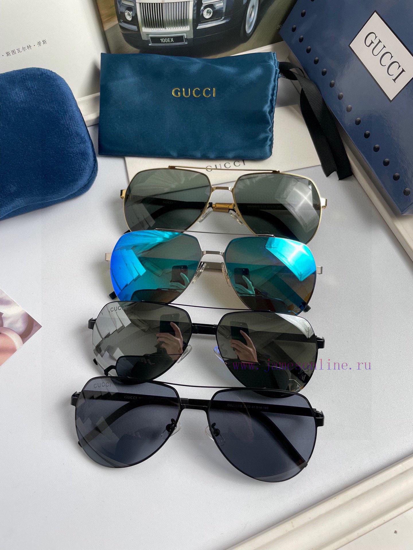 New GucciGucci high-quality polarized sunglasses for both men and women, made of high-definipqniwo3f