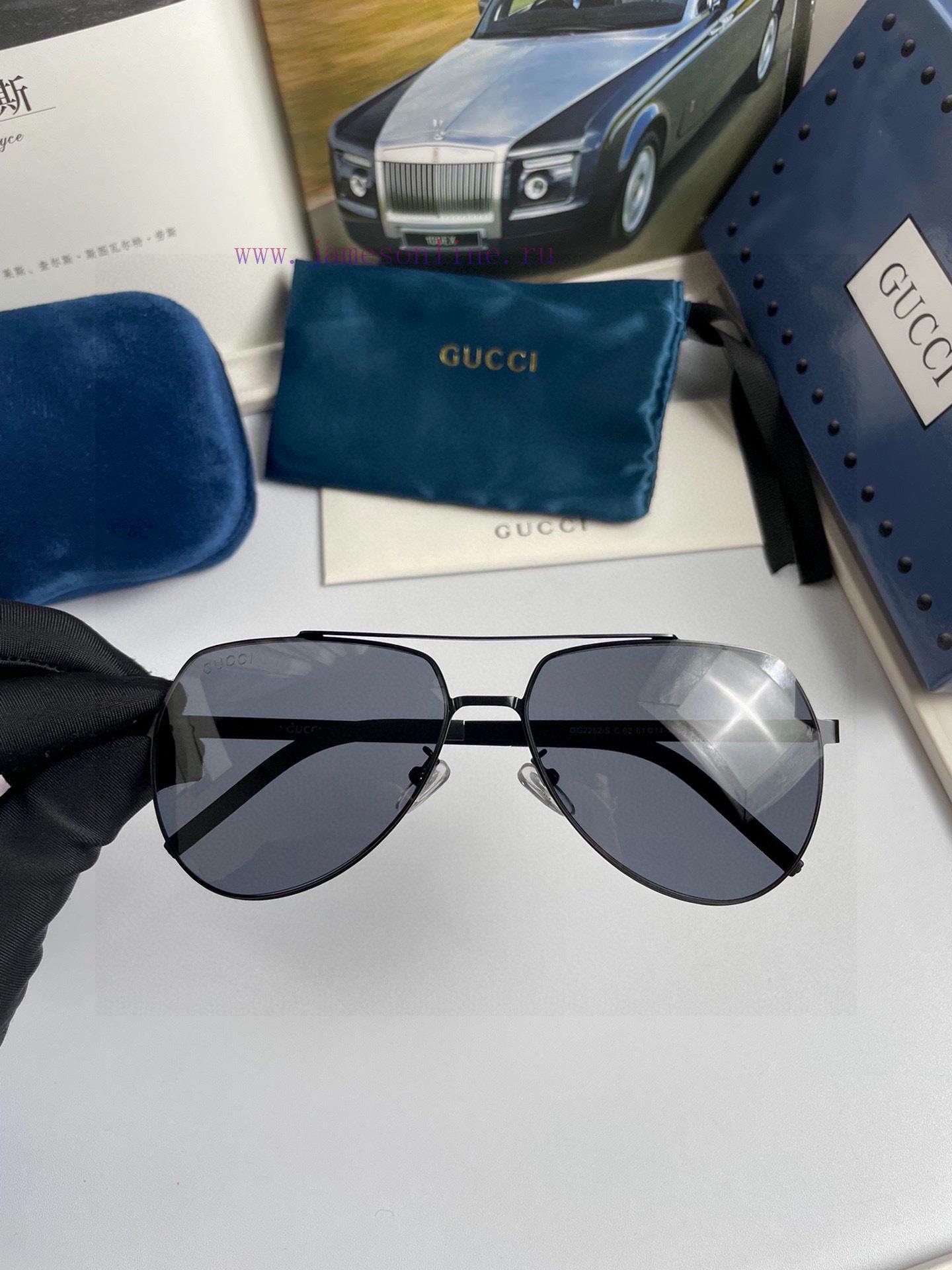 New GucciGucci high-quality polarized sunglasses for both men and women, made of high-definipqniwo3f - Image 3