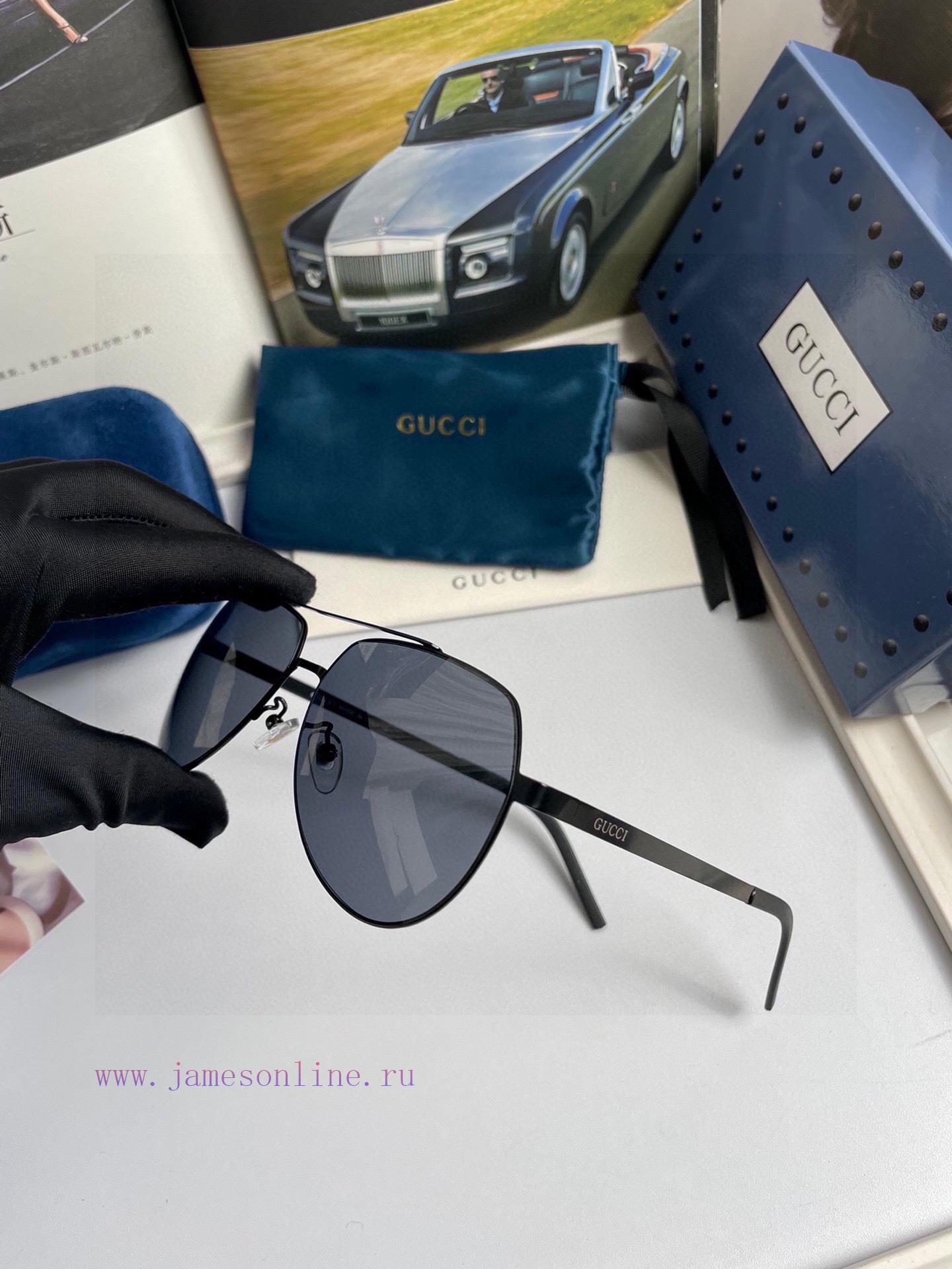 New GucciGucci high-quality polarized sunglasses for both men and women, made of high-definipqniwo3f - Image 7