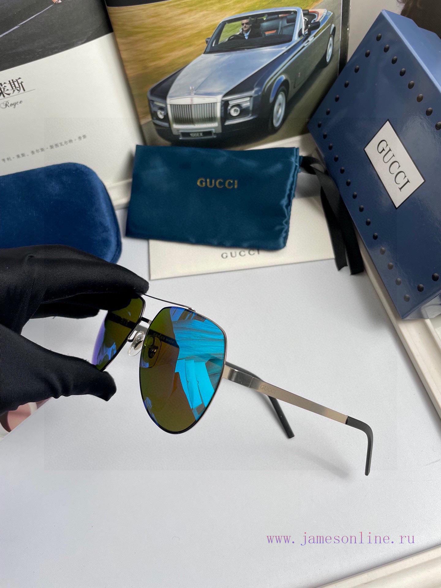 New GucciGucci high-quality polarized sunglasses for both men and women, made of high-definipqniwo3f - Image 8