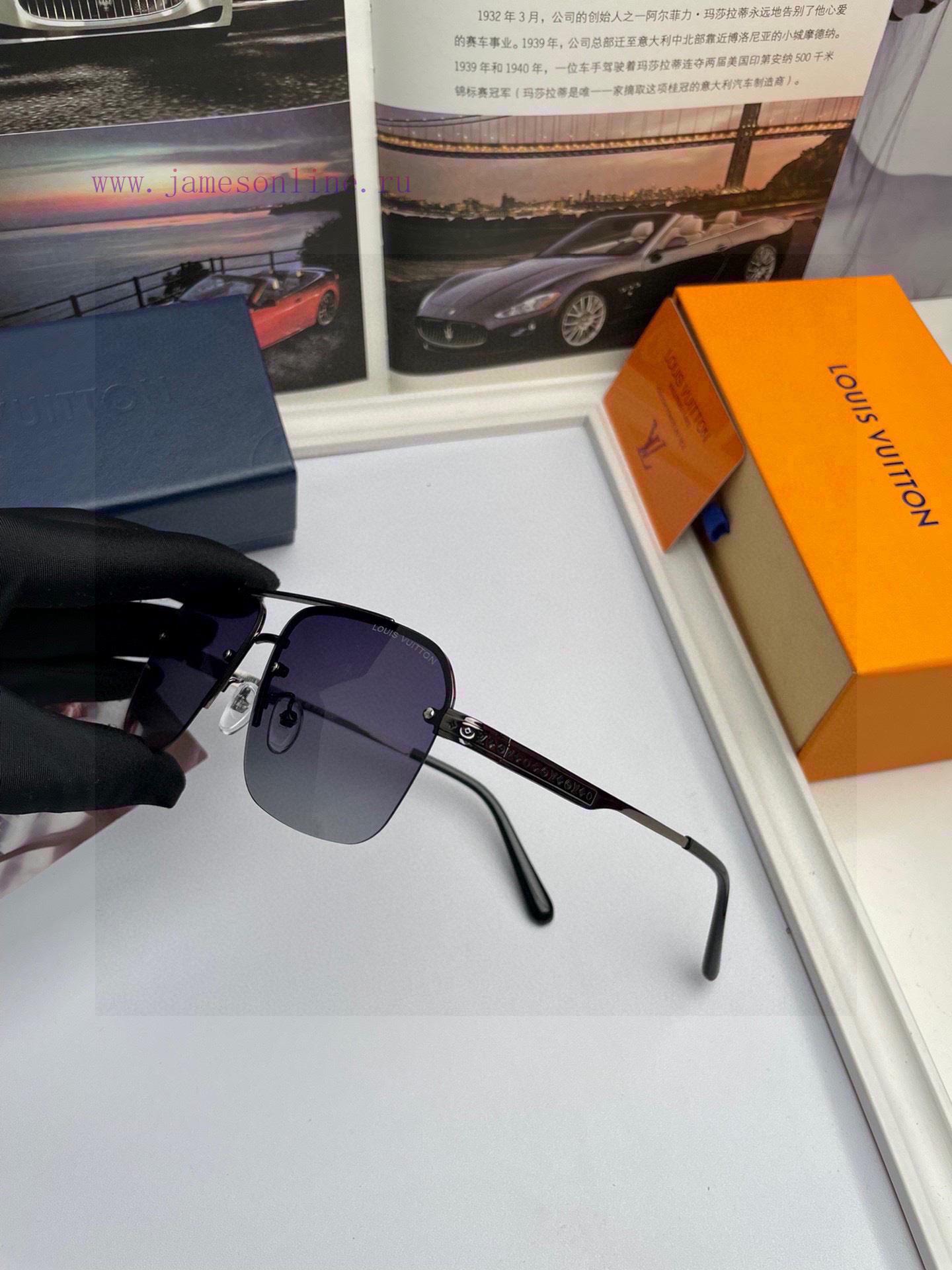 New Louis Vuitton LV Unisex Polarized Sunglasses Made of High Definition Polaroid Polarized 4r75f3d7 - Image 3