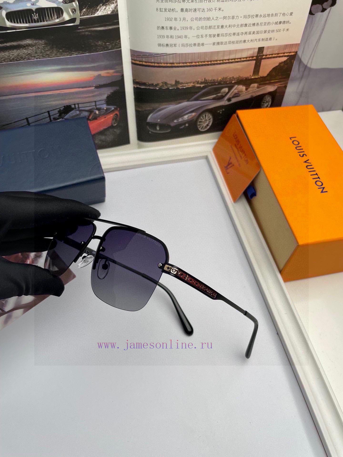 New Louis Vuitton LV Unisex Polarized Sunglasses Made of High Definition Polaroid Polarized 4r75f3d7 - Image 6