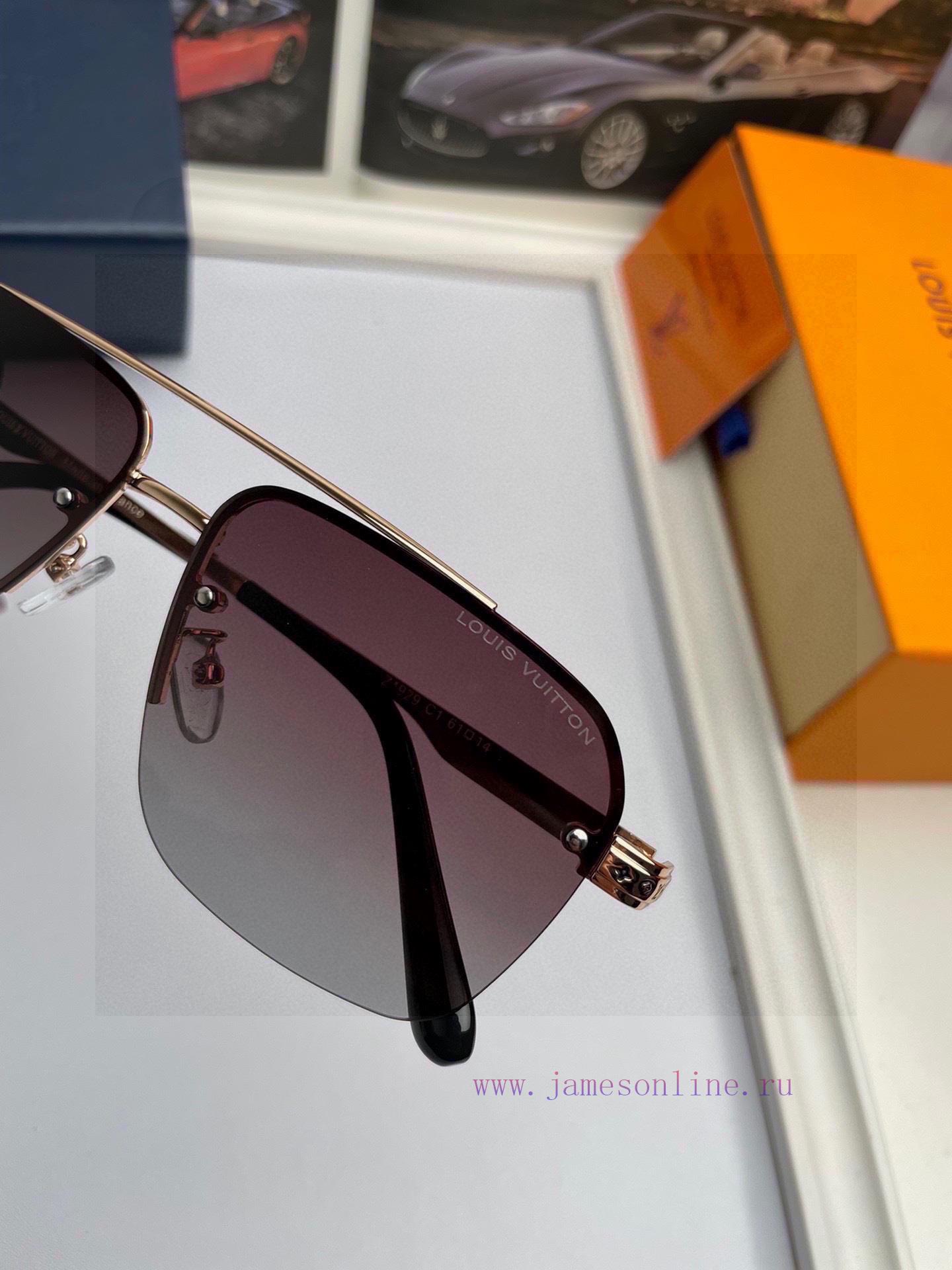 New Louis Vuitton LV Unisex Polarized Sunglasses Made of High Definition Polaroid Polarized 4r75f3d7 - Image 9