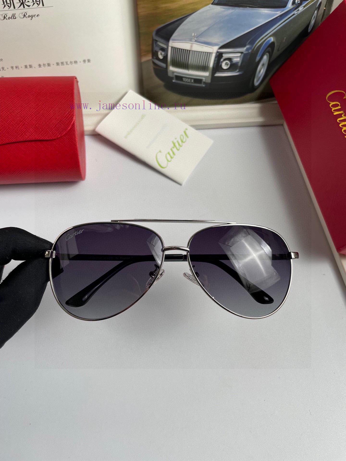 New Cartier Men's Polarized Sunglasses Made of High Definition Polaroid Polarized Lens Metal3z1i7mfq - Image 4