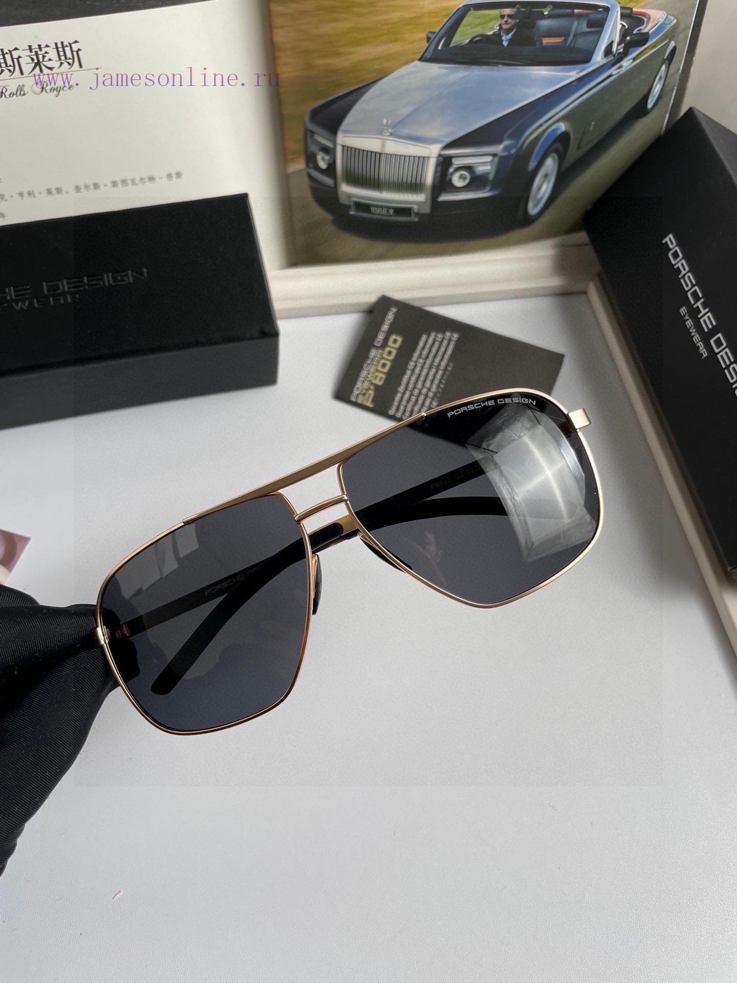 New Porsche High Quality Men's Polarized Sunglasses Made of Imported Polaroid Polarized Lens1zr7957b - Image 3