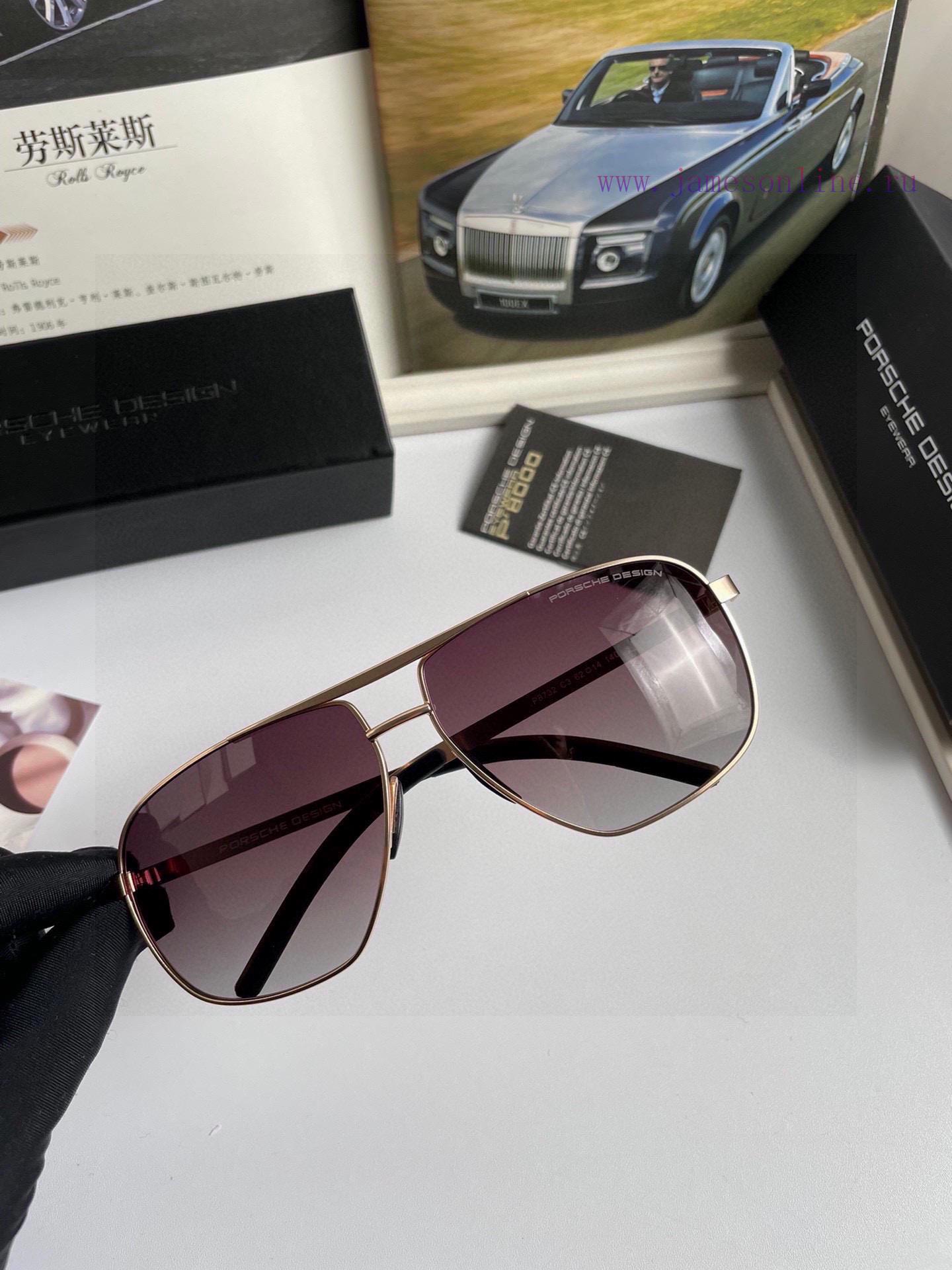 New Porsche High Quality Men's Polarized Sunglasses Made of Imported Polaroid Polarized Lens1zr7957b - Image 5