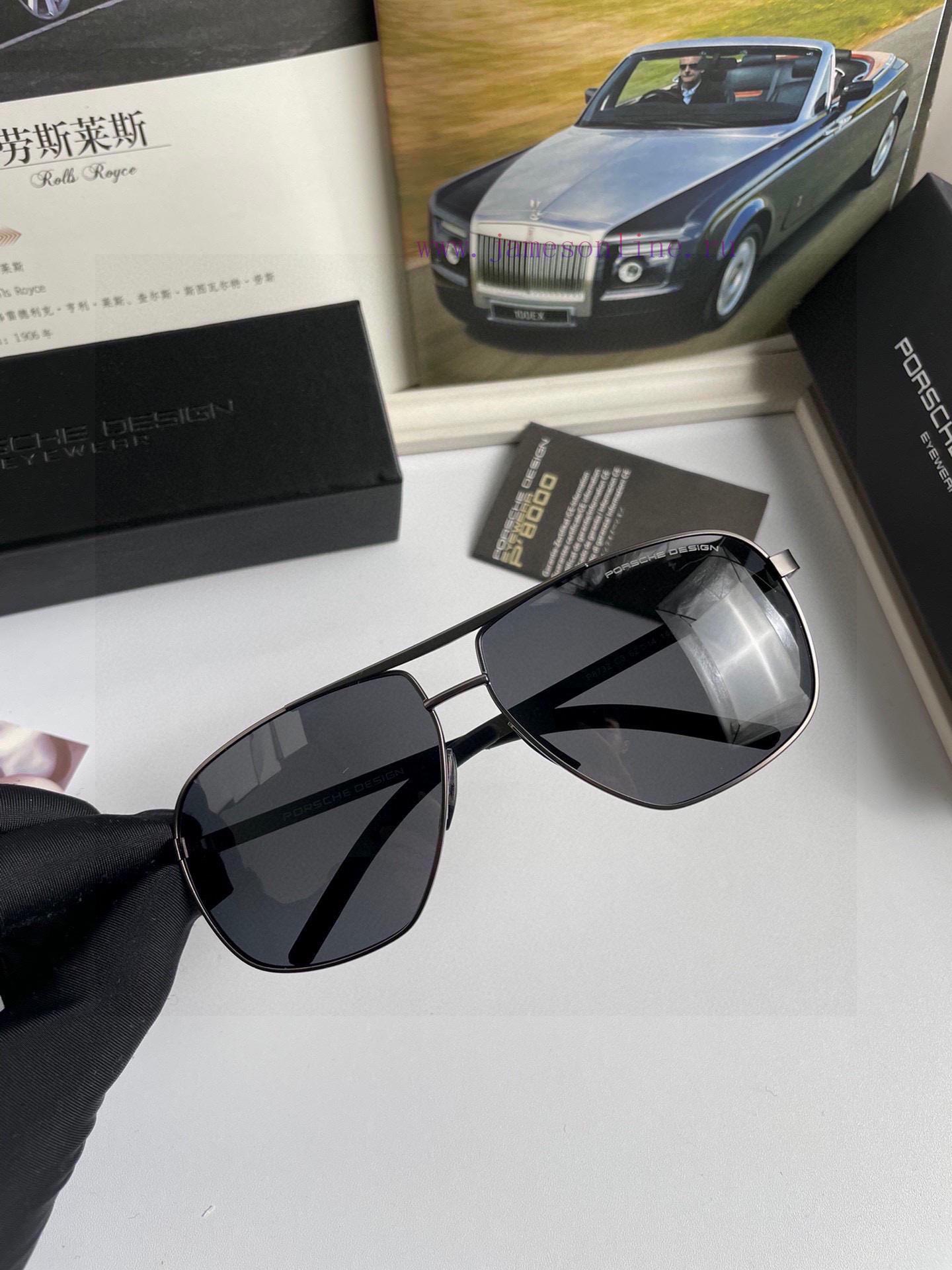 New Porsche High Quality Men's Polarized Sunglasses Made of Imported Polaroid Polarized Lens1zr7957b - Image 6