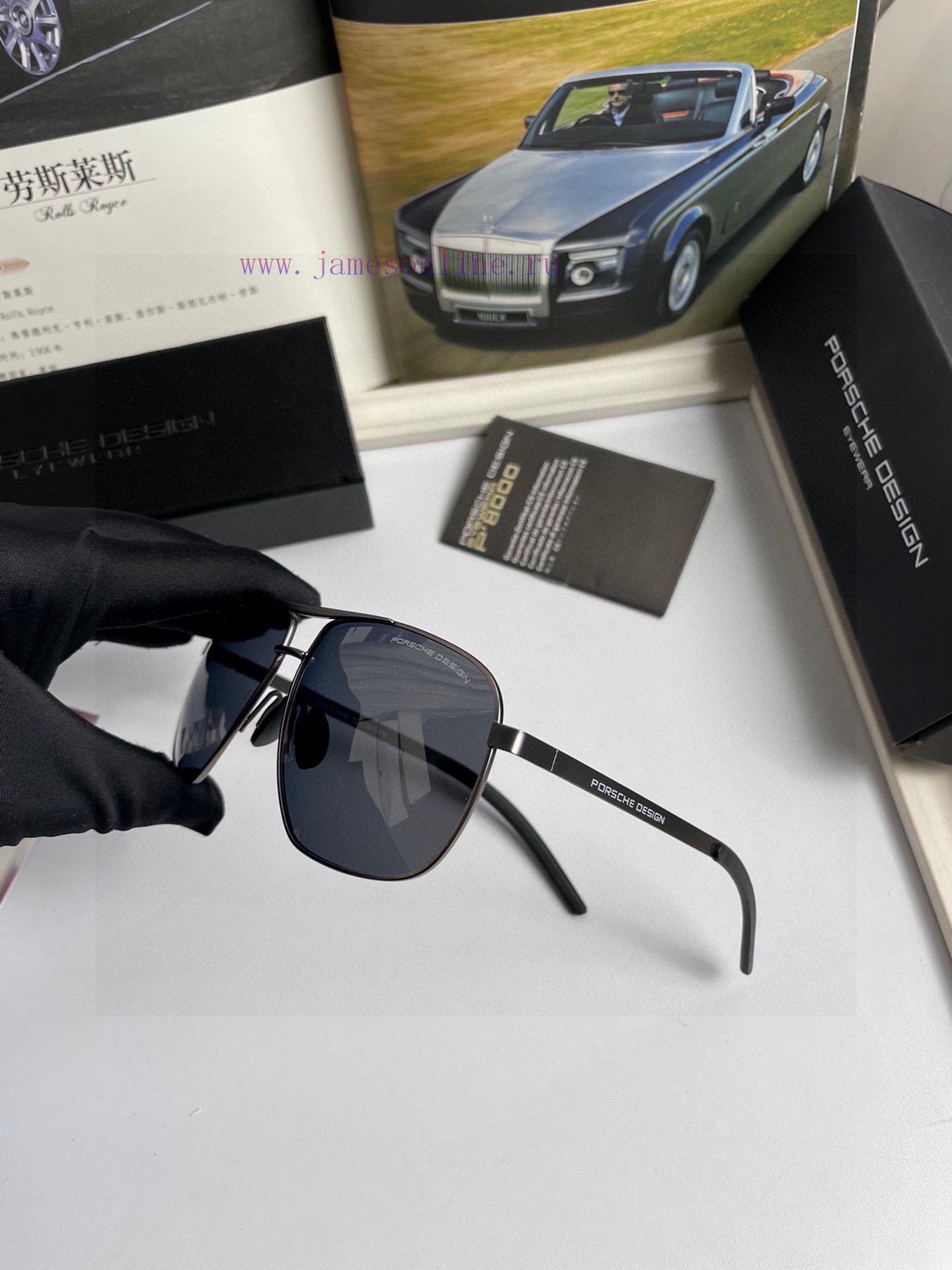 New Porsche High Quality Men's Polarized Sunglasses Made of Imported Polaroid Polarized Lens1zr7957b - Image 9
