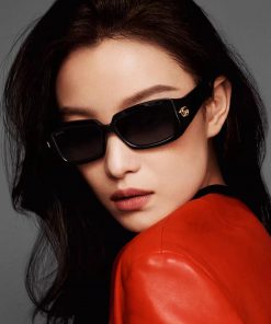 GucciGucci 2024 New Side Double Identification Board Black Rectangular Trendy Fashion Comfordyqac3k4