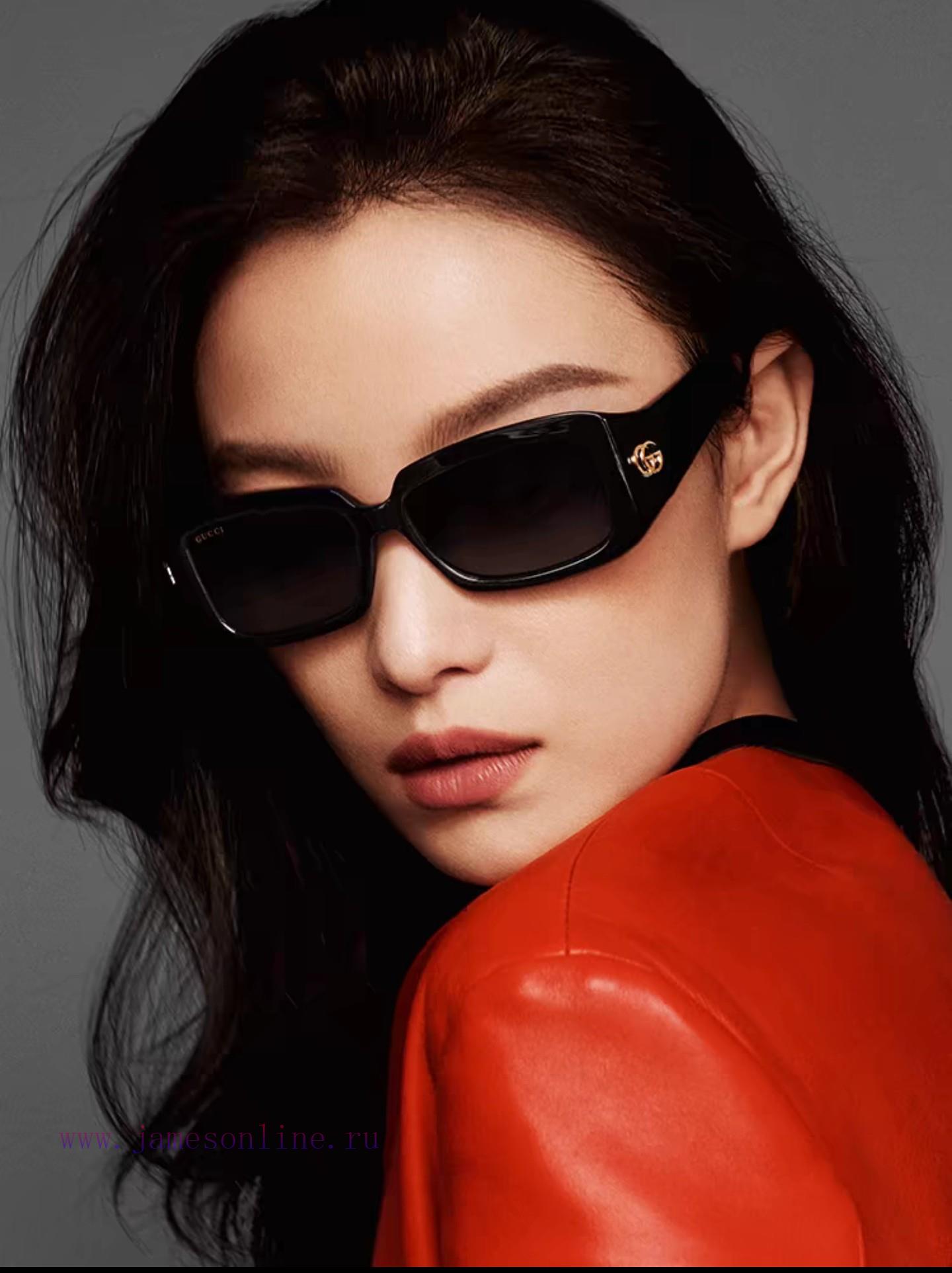 GucciGucci 2024 New Side Double Identification Board Black Rectangular Trendy Fashion Comfordyqac3k4 - Image 2